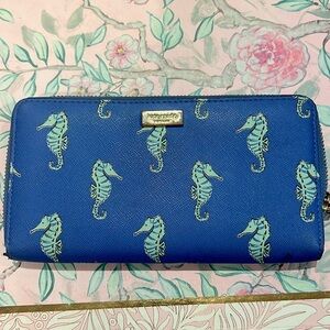 Kate spade limited edition seahorse wallet. Great condition! Barely used.